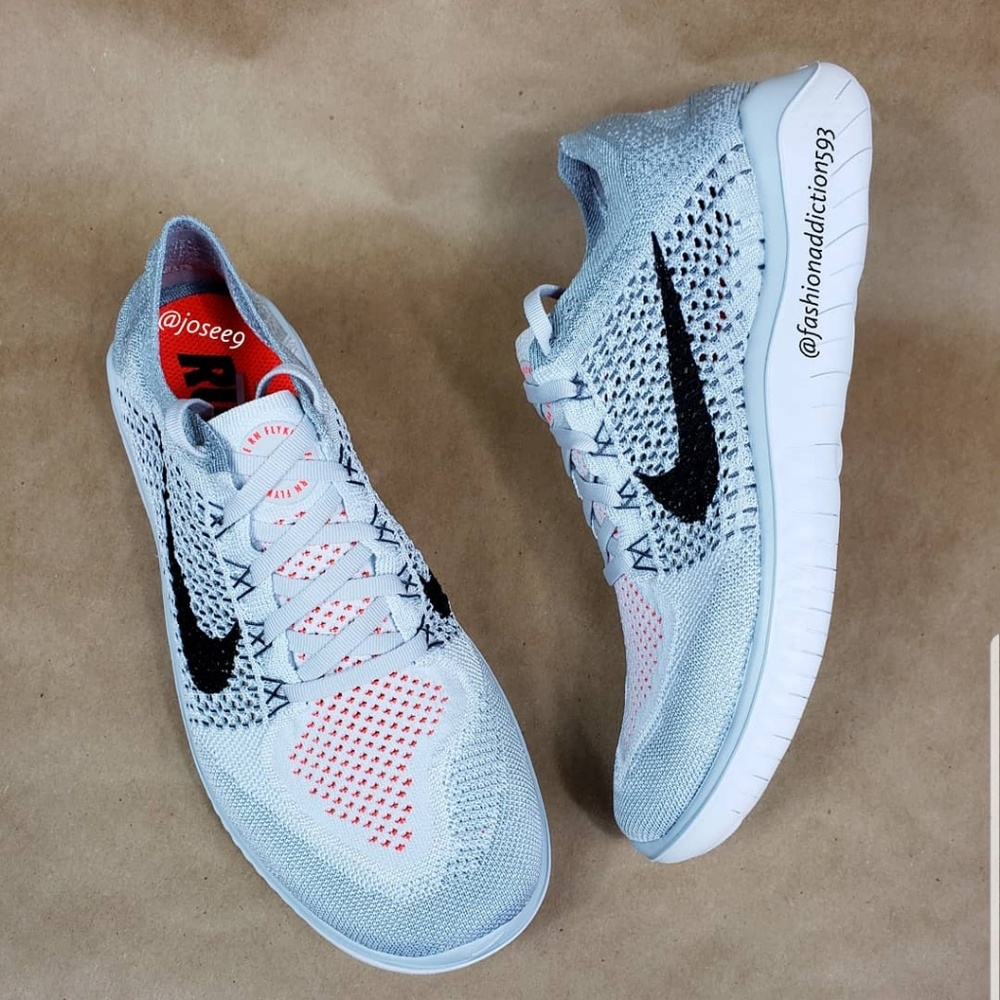 Nike Free RN Flyknit 2018 Women's platinium black - Picture 2 of 7